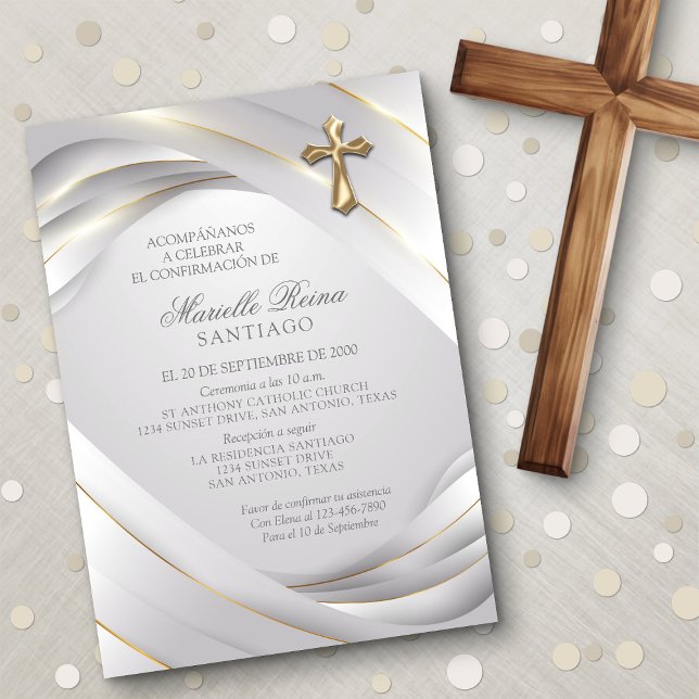 Spanish Confirmation Invitation (Creator Uploaded)