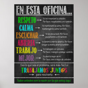 Spanish Counsellor Office Poster