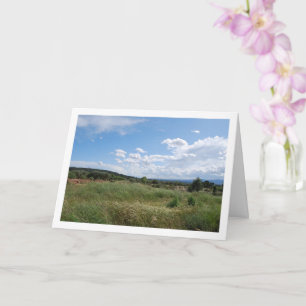 Spanish Country Landscape, Valencia, Spain Card