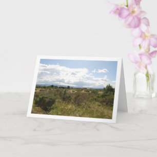Spanish Country Landscape, Valencia, Spain Card