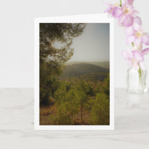 Spanish Country Portrait, Valencia, Spain Card