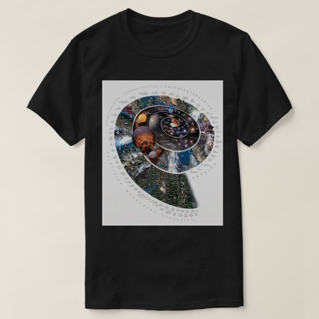 SPANISH Cronologa de la Naturaleza Timespiral ligh T-Shirt (Design Front)