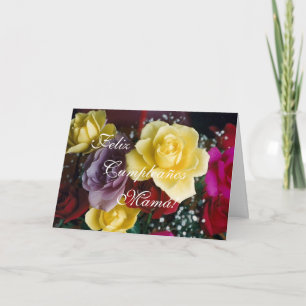 Spanish:Cumpleaños/Mamá/ Mother's birthday Card