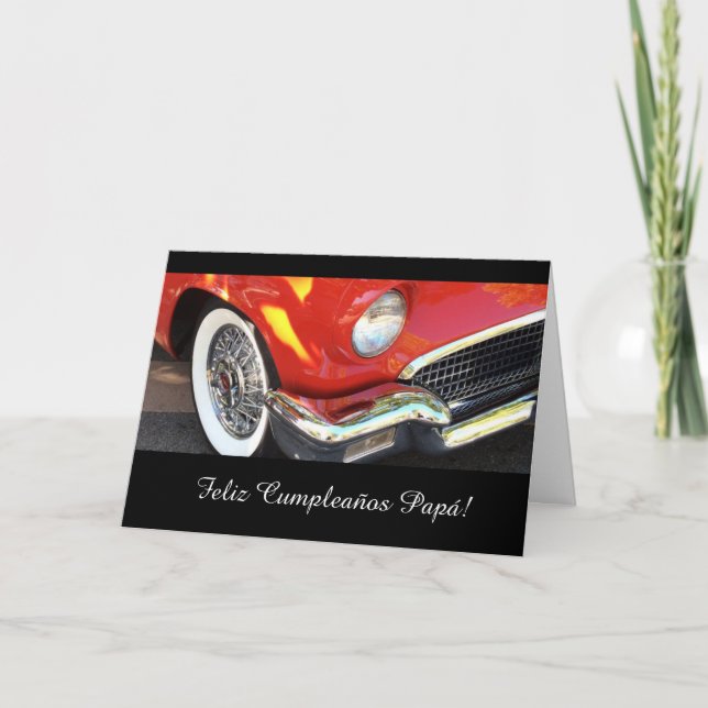 Spanish: Cumpleanos Papa birthday Card (Front)