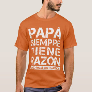 Spanish Dad From Daughter Son Father Day family T-Shirt