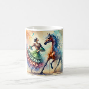 Spanish Dancer 300724AREF138 - Watercolor Coffee Mug