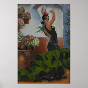Spanish dancer poster