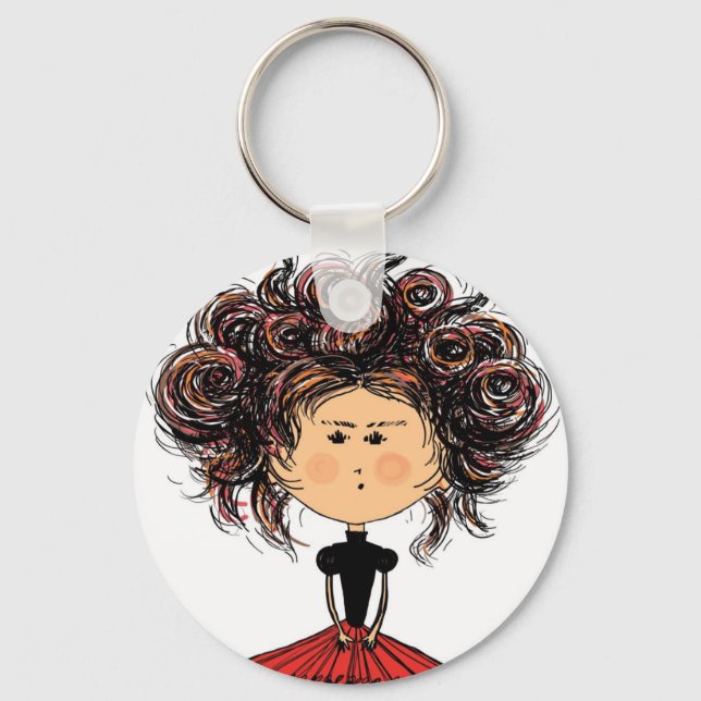 SPANISH DOLL KEY RING (Front)