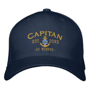 SPANISH El Capitan Personalised Embroidered Hat
