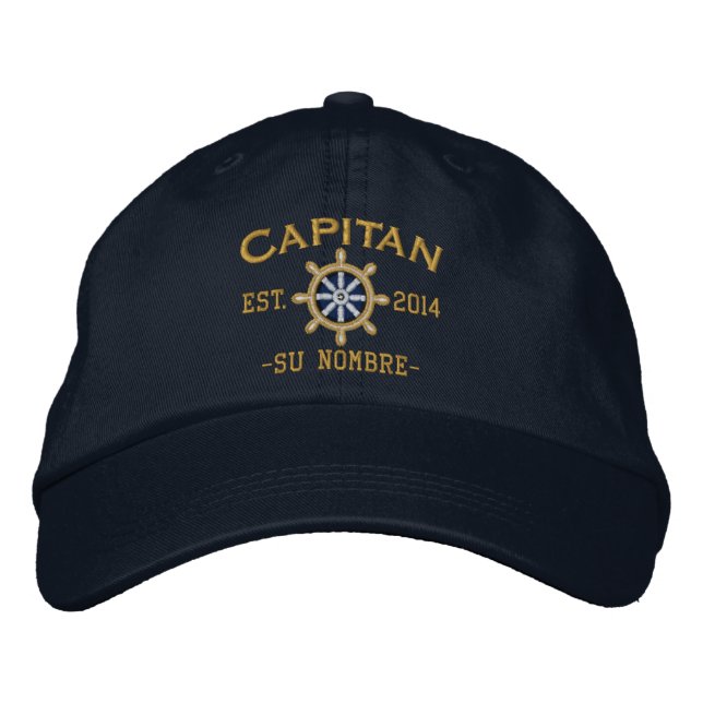 SPANISH El Capitan Su ubicación Nombre del barco. Embroidered Hat (Front)