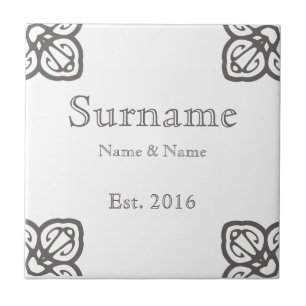 Spanish Family Name Sign Tile