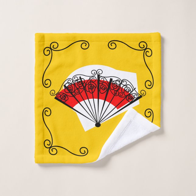 Spanish Fan Corners face cloth (Wash Cloth)