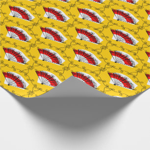 Spanish Fan Corners Multi wrapping paper