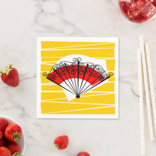 Spanish Fan paper napkin