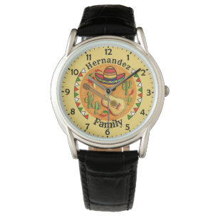 Spanish Fiesta Personalised NAME Fun Cinco De Mayo Watch
