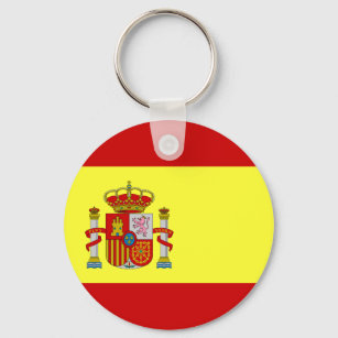 Spanish Flag Bandera Española Key Ring