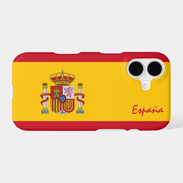 Spanish Flag Case, Spain fashion / sports (Back (Horizontal))