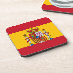 Spanish flag coaster