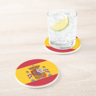 Spanish flag coaster