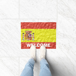 Spanish Flag Design Doormat