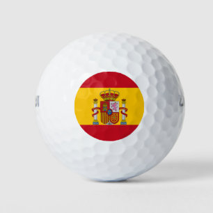 Spanish flag golf balls