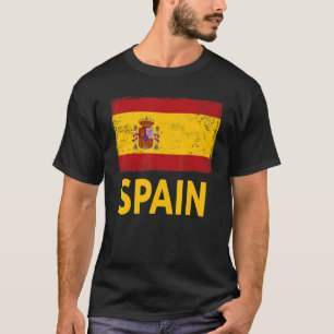 Spanish Flag Idea For Women & Kids Spain Flag Outf T-Shirt