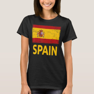 Spanish Flag Idea For Women & Kids Spain Flag Outf T-Shirt