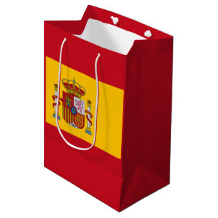 Spanish flag medium gift bag