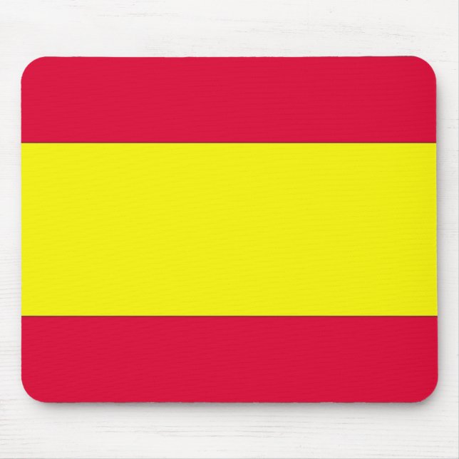 Spanish Flag Mouse Mat (Front)