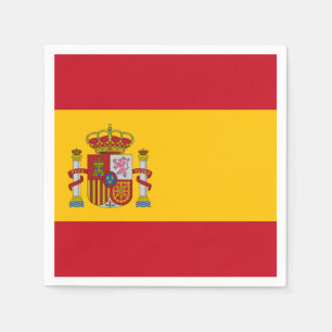 Spanish flag napkin