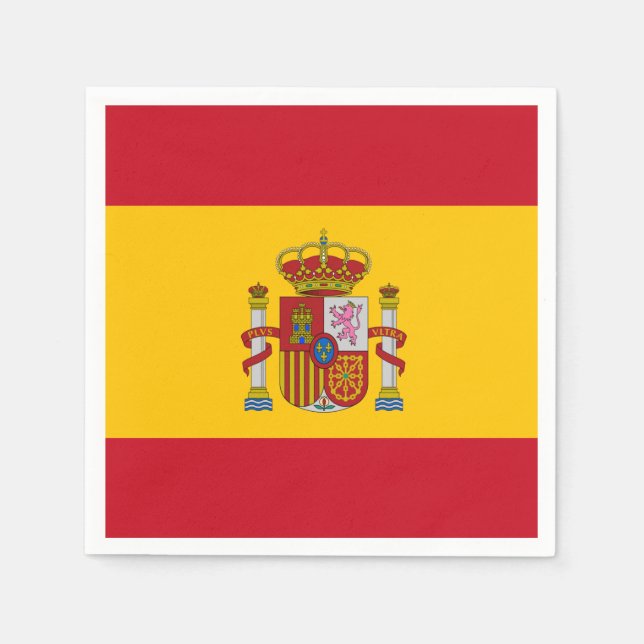 Spanish flag napkin (Front)