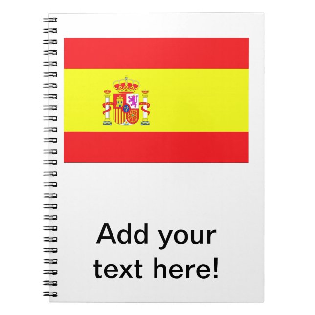 Spanish Flag Notebook (Front)