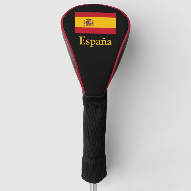Spanish flag of Spain custom driver Golf Head Cover (Front)