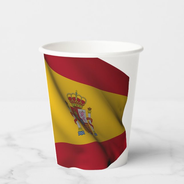 Spanish flag paper cups (Front)