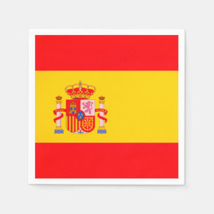 Spanish Flag Paper Napkins