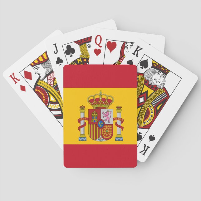Spanish flag playing cards (Back)