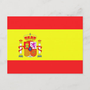 Spanish Flag Postcard