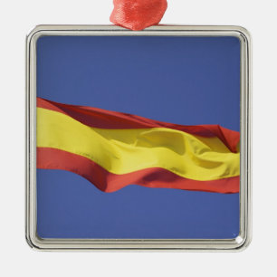 Spanish Flag RF) Metal Tree Decoration