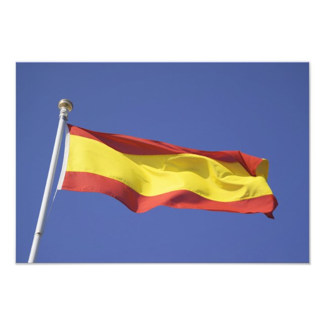 Spanish Flag RF) Photo Print (Front)
