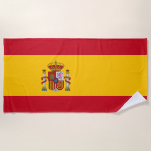 Spanish Flag (Spain) Beach Towel