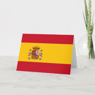 Spanish Flag (Spain) Card