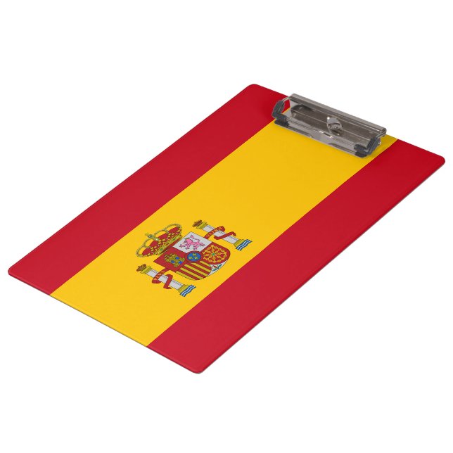Spanish Flag (Spain) Clipboard (Angled)