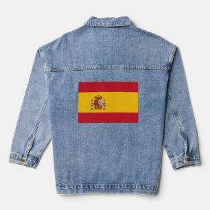 Spanish Flag Spain Denim Jacket