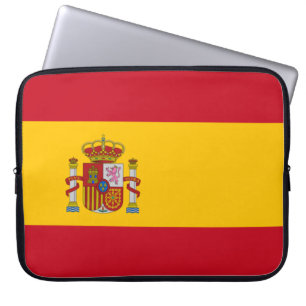 Spanish Flag (Spain) Laptop Sleeve