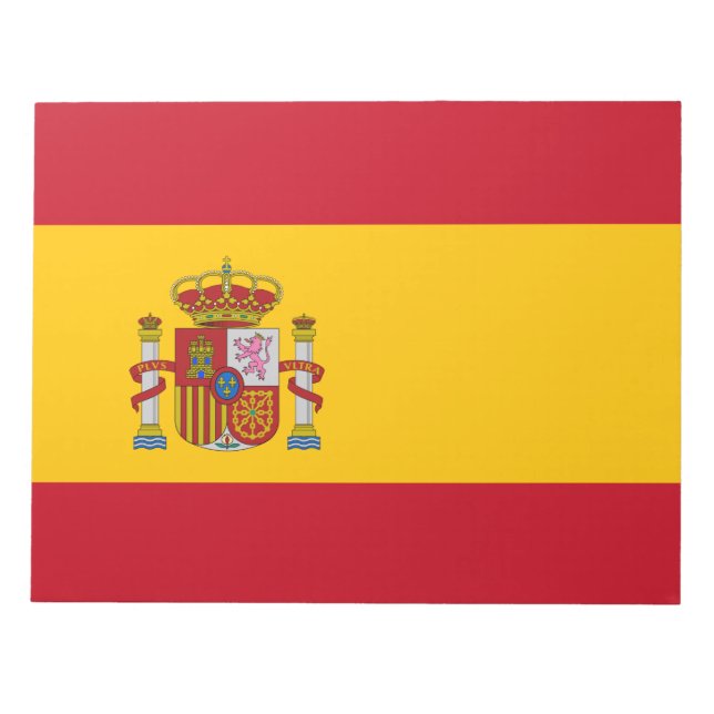 Spanish Flag (Spain) Notepad (Front)