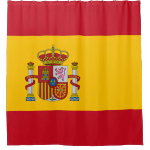 Spanish Flag (Spain) Shower Curtain