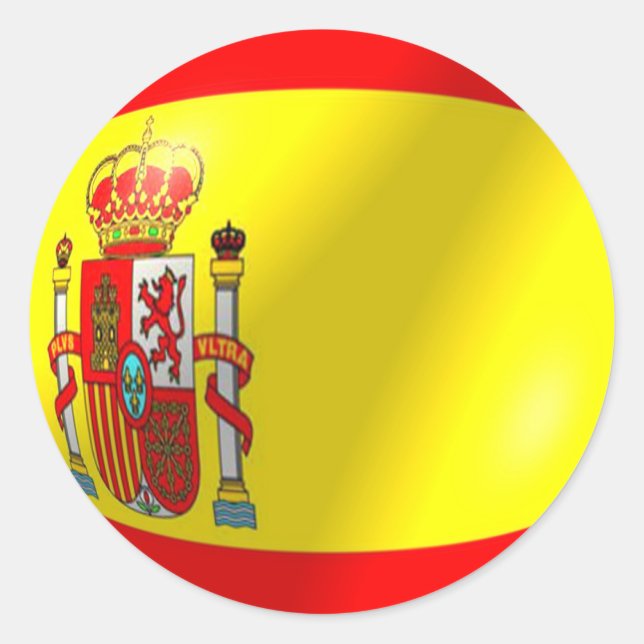 Spanish Flag Sticker (Front)