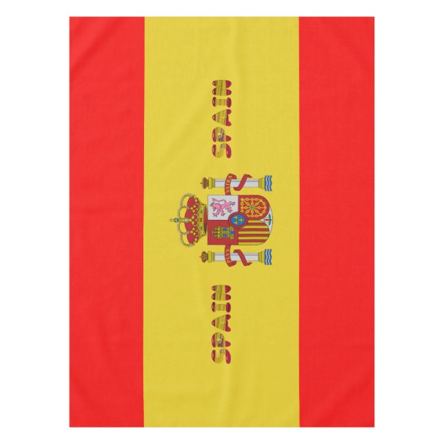 Spanish flag tablecloth (Front)