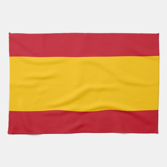 Spanish flag tea towel (Horizontal)