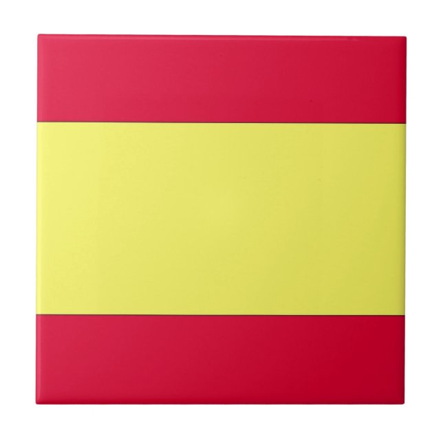 Spanish Flag Tile (Front)